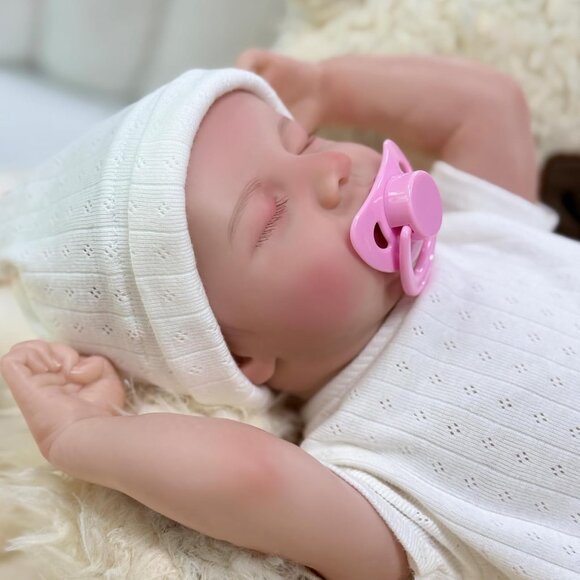 🆕Reborn Baby Dolls 18Inch Realistic Baby Girl Soft Vinyl Newborn Baby Dolls
